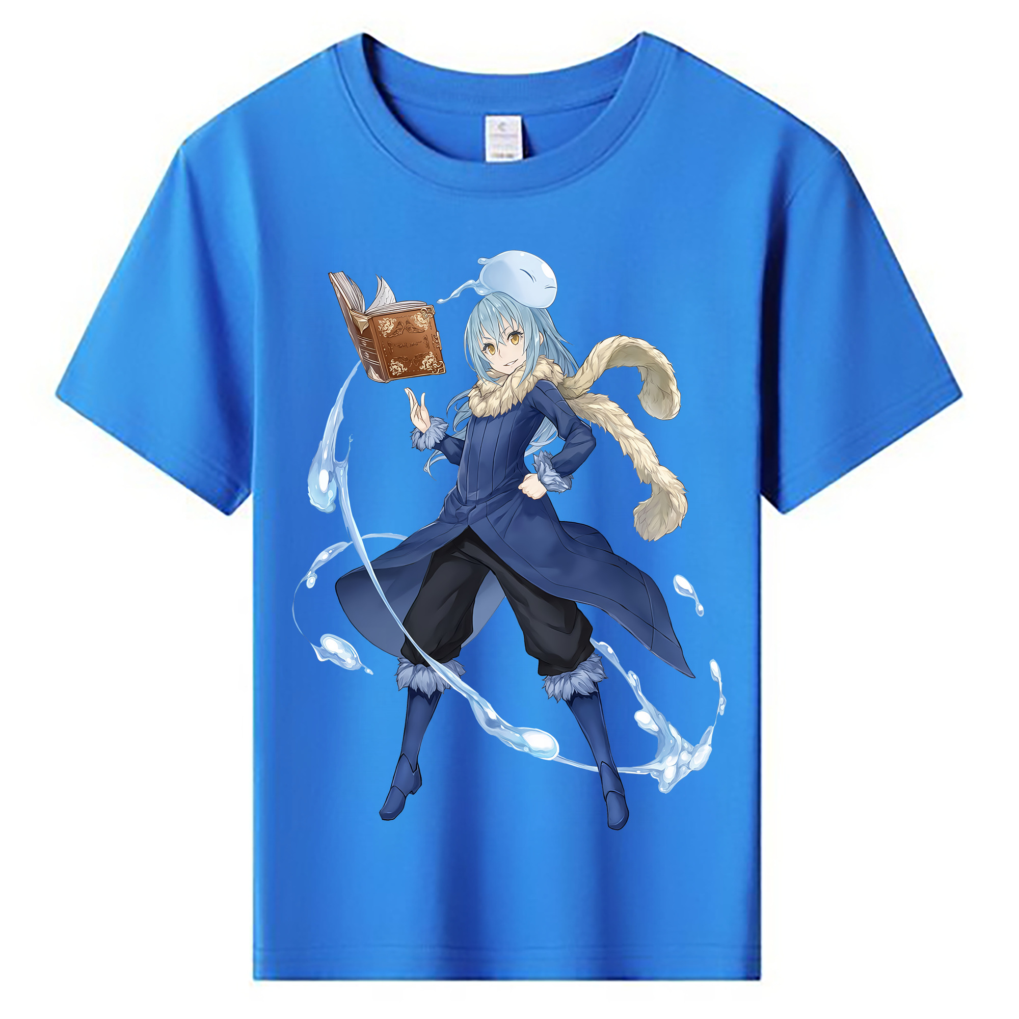 （画像用） 転スラ Regarding Reincarnated to Slime 綿100％キッズTシャツ（フロントプリント）